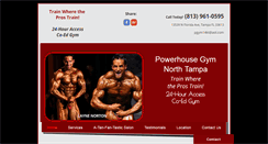 Desktop Screenshot of powerhousegymnorthtampa.com